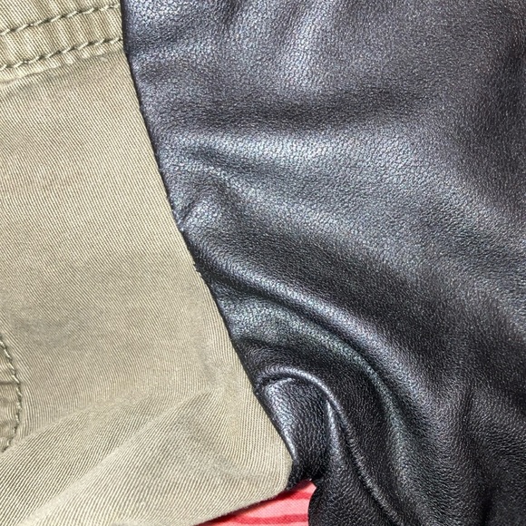 Talula small army Green / Black Utility Jacket with Hood - damaged - Picture 6 of 16